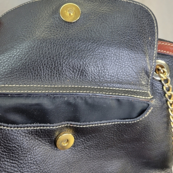 Bally Leather Shoulder Bag Made in Italy - Picture 8 of 9